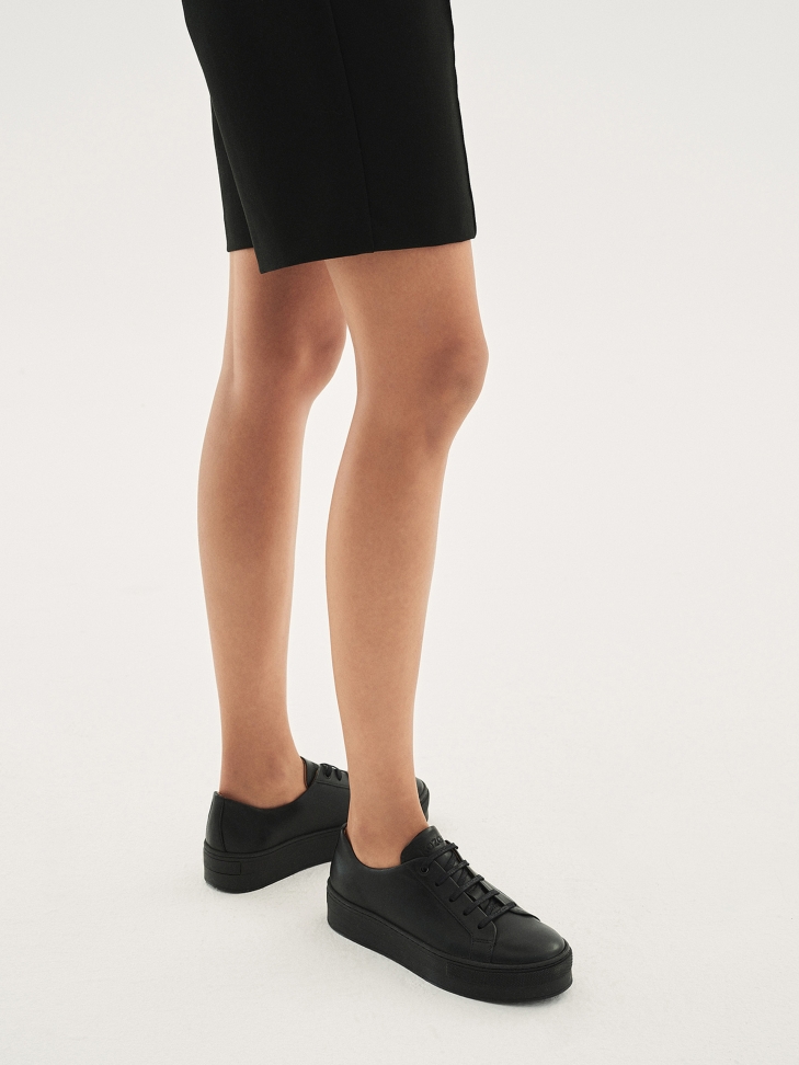 Czarne sneakersy damskie