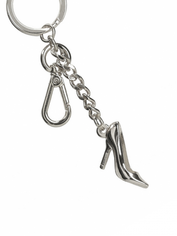 Elegancki srebrny brelok do kluczy