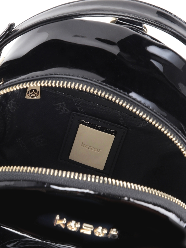 Czarny plecak damski 2w1