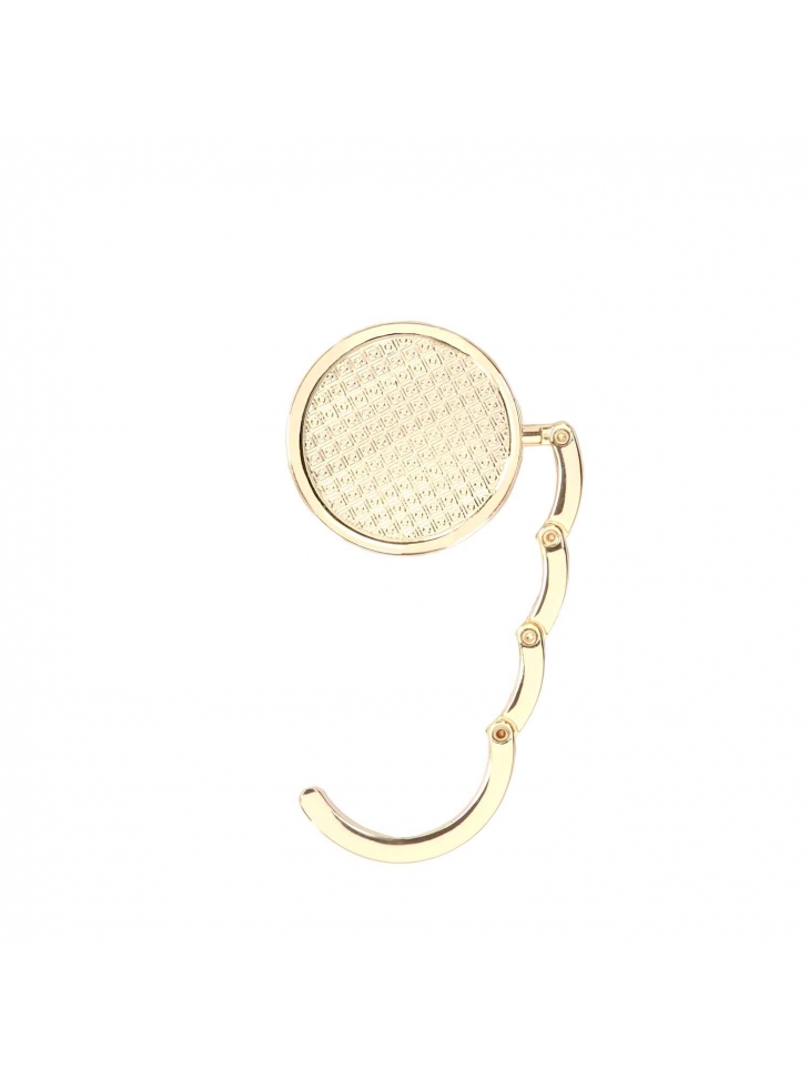 Złoto-czarny wieszak na torebkę