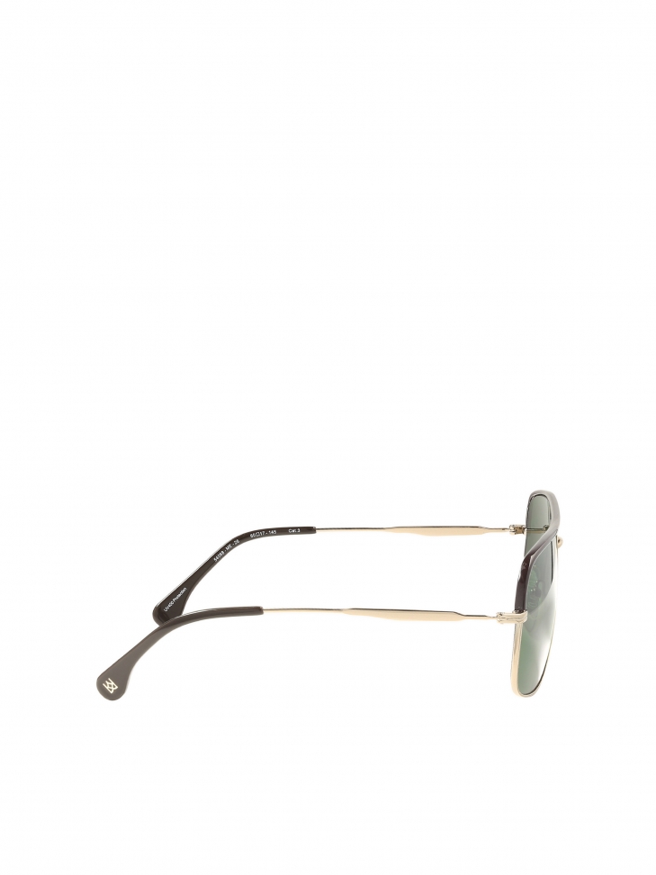 Brązowo-ote okulary przeciwsłoneczne