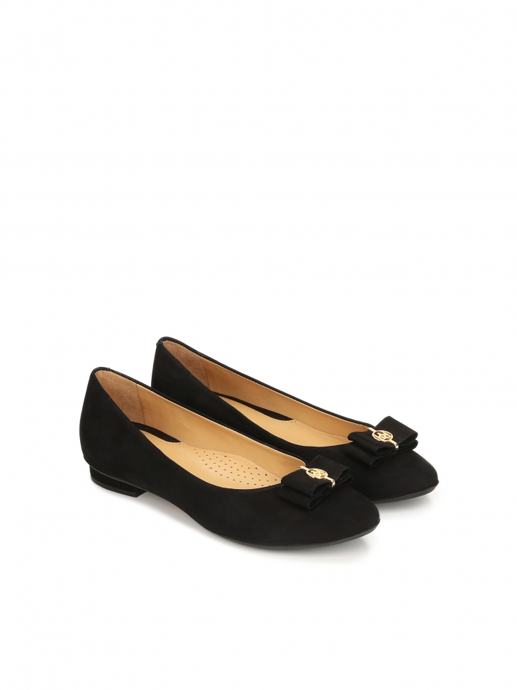 Czarne baleriny damskie