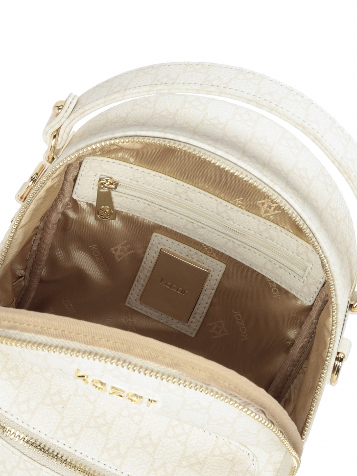 Miejski plecak dwufunkcyjny w monogramy KAZAR