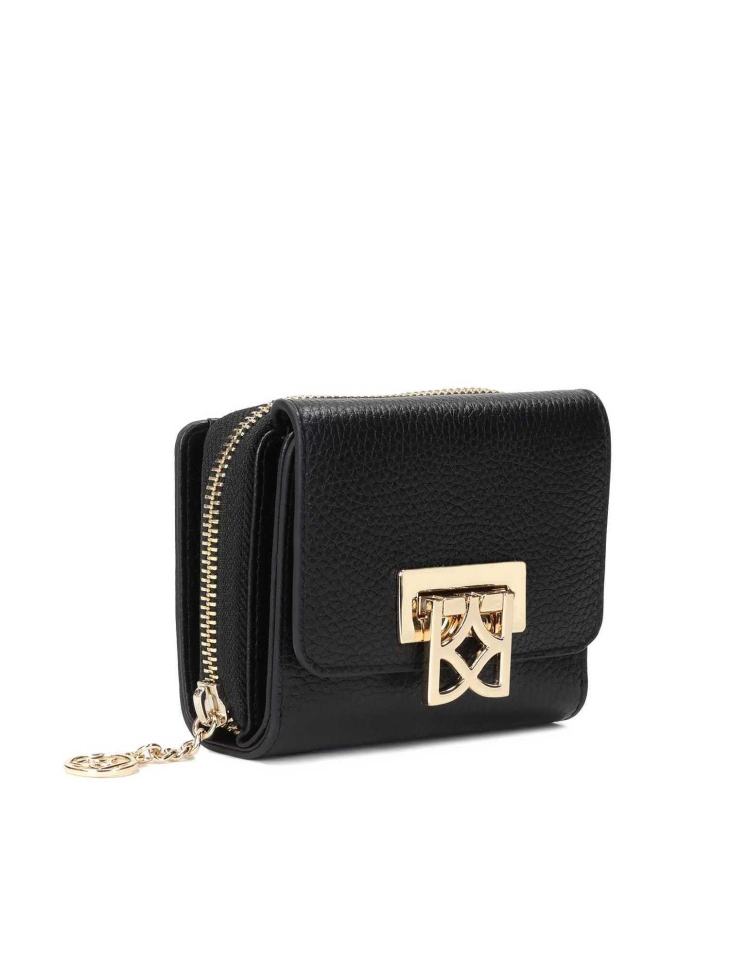 Czarny portfel damski