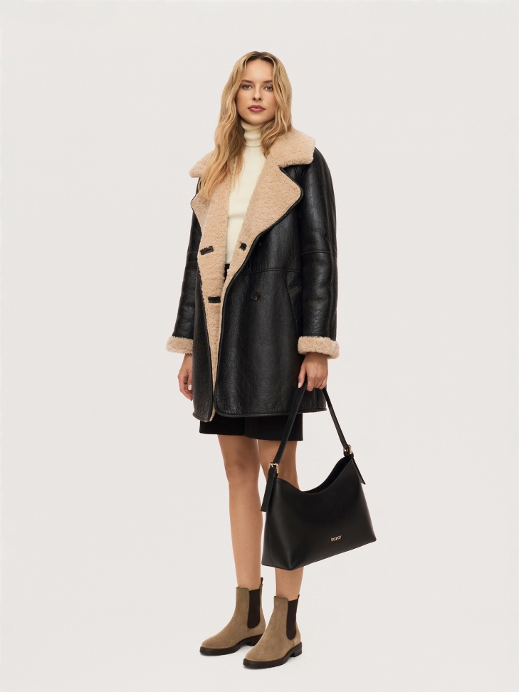 Klasyczne sztyblety damskie z brązowego zamszu