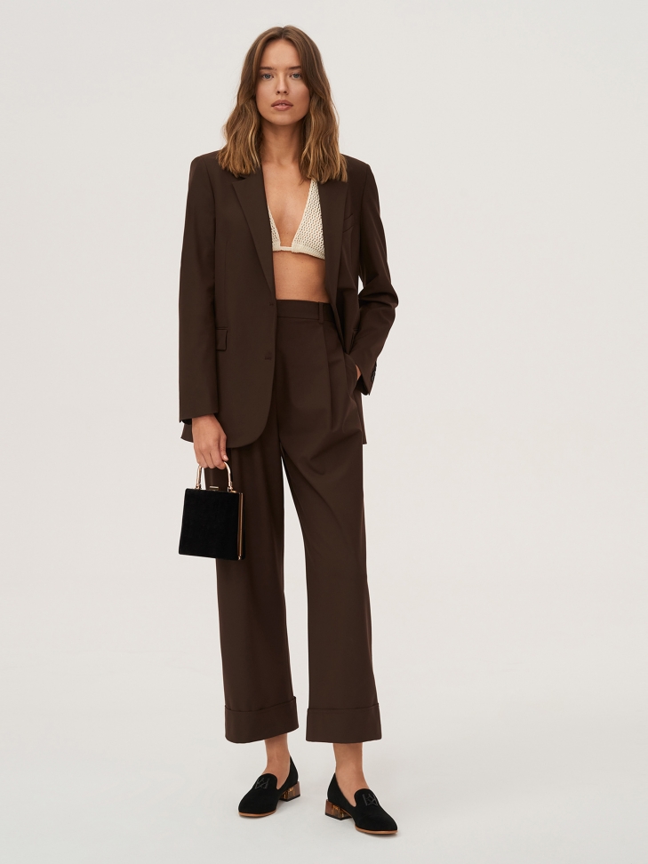 Czarna kopertówka damska