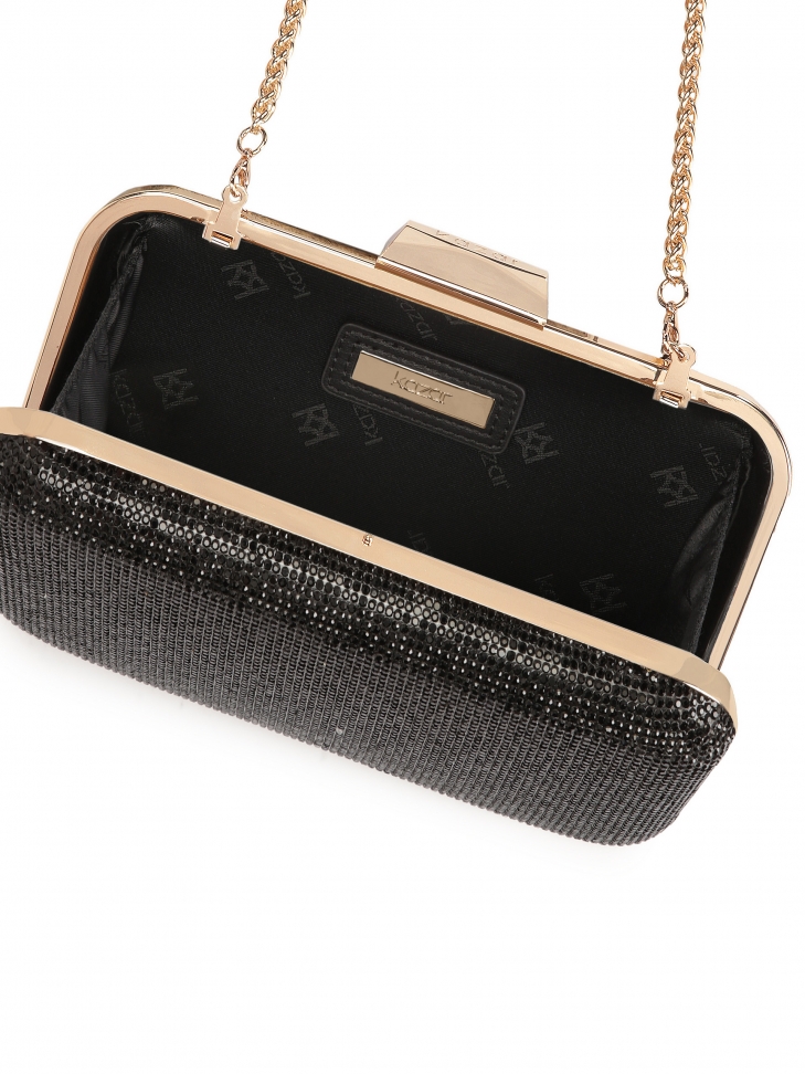 Mała błyszcząca torebka wieczorowa