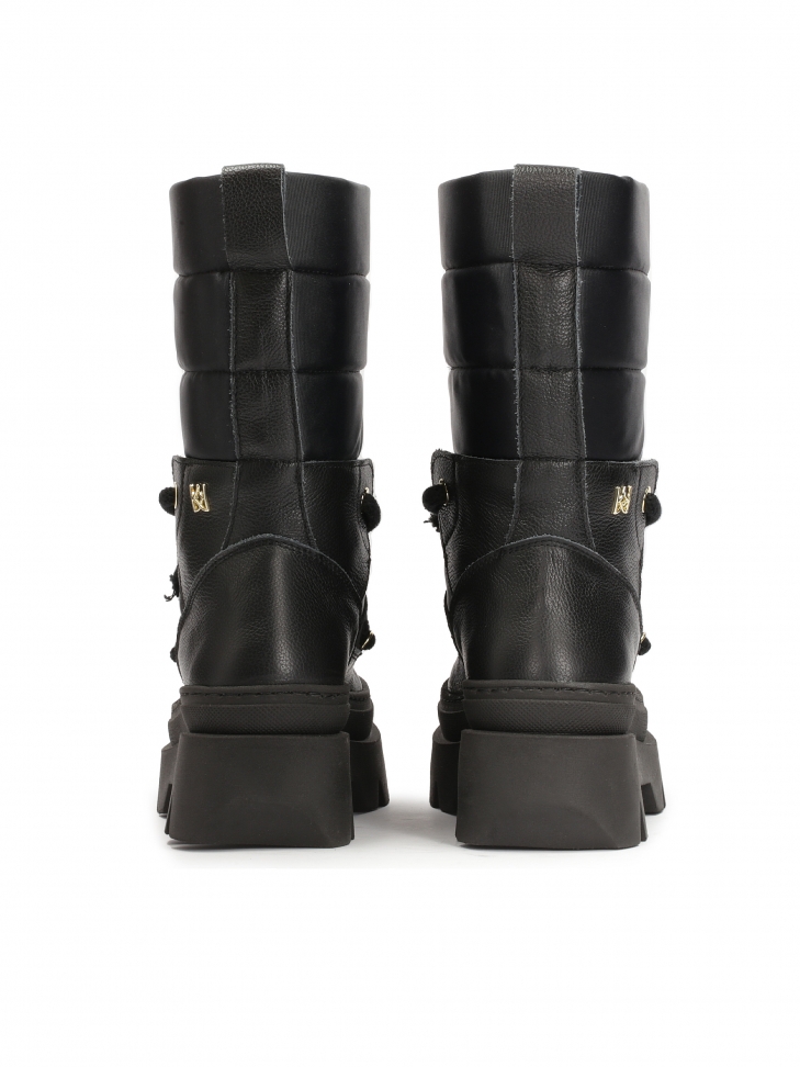 Ciepłe śniegowce na grubej podeszwie