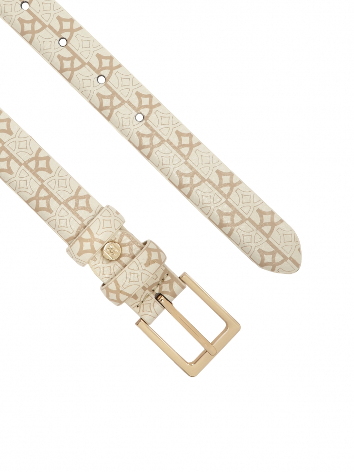 Wzorzysty pasek w monogramy