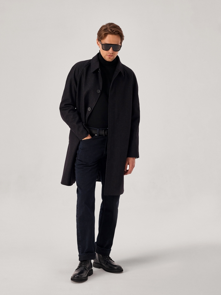 Czarne uniwersalne trzewiki ze skóry