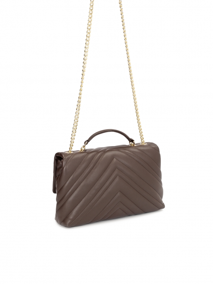 Kompaktowa torebka na ramię z modnym pikowaniem