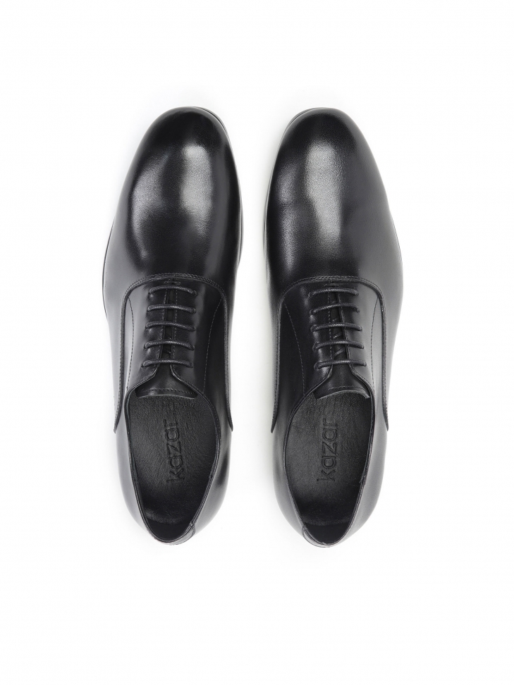 Skórzane półbuty męskie z zamkniętą przyszwą