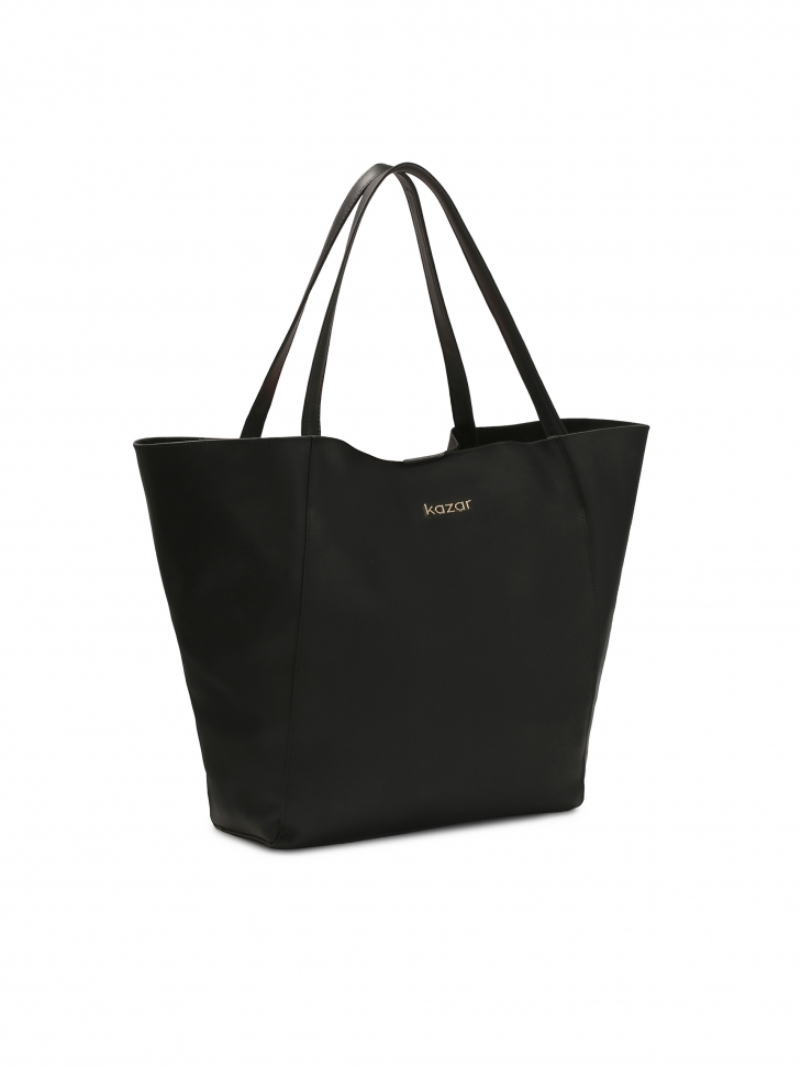 Duża skórzana torebka na ramię