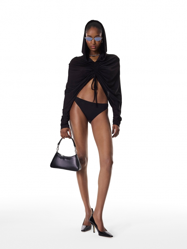 Czarne czółenka na smukłej szpilce