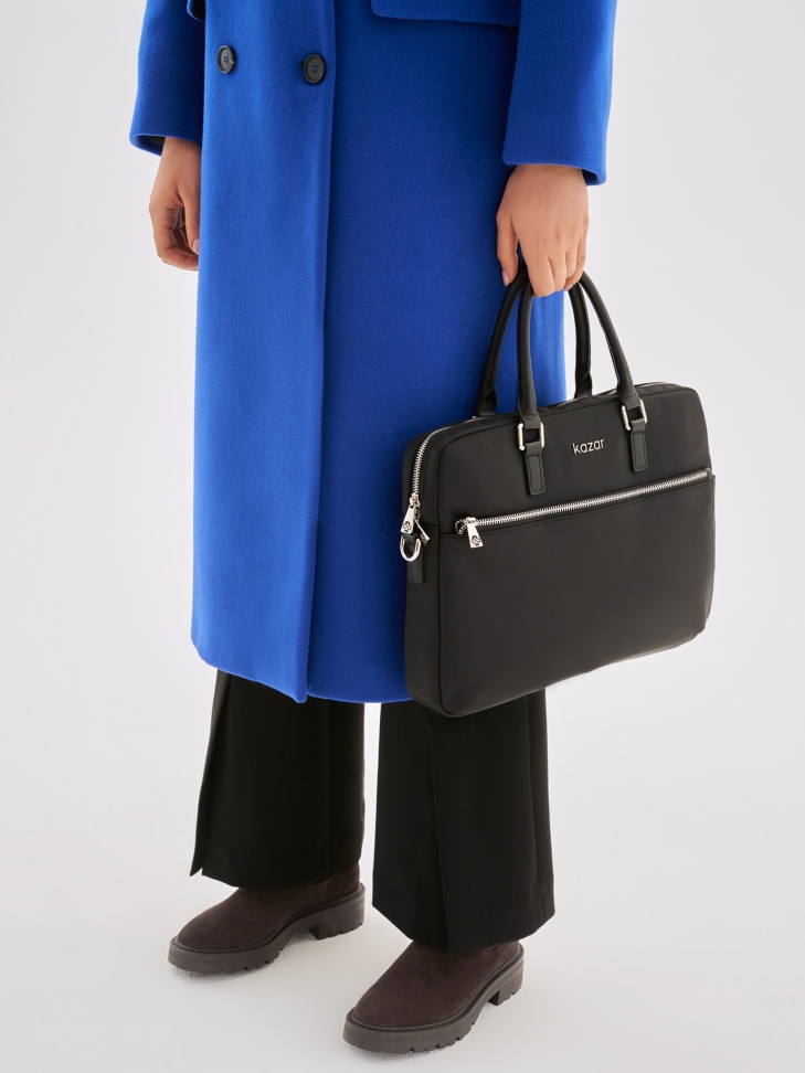 Ciemnobrązowe trzewiki damskie