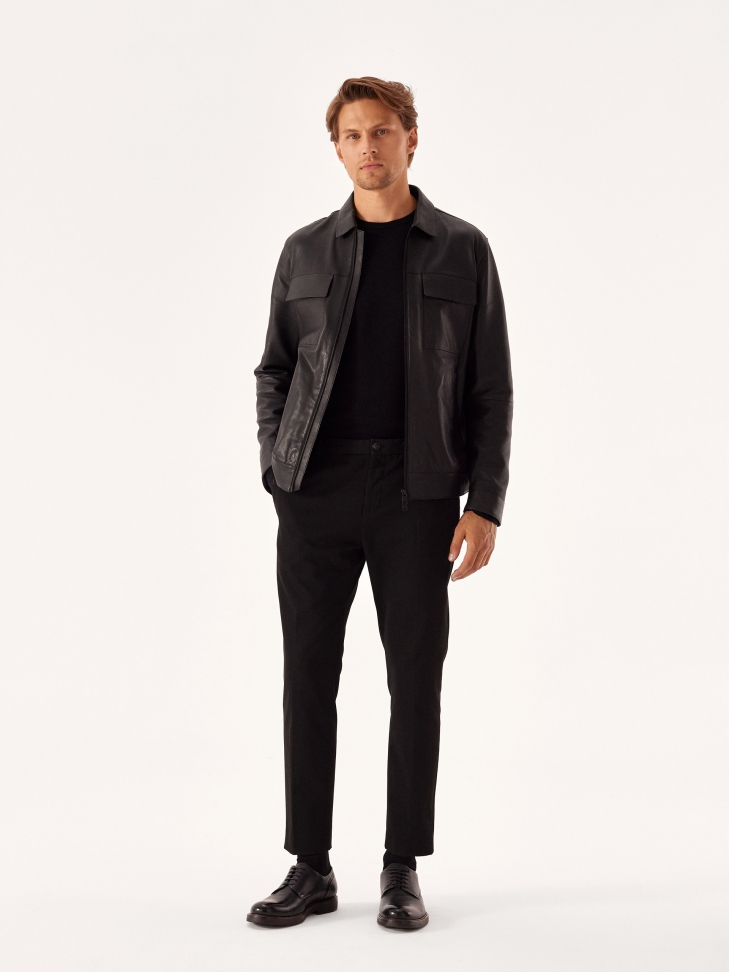 Klasyczne półbuty męskie z otwartą przyszwą