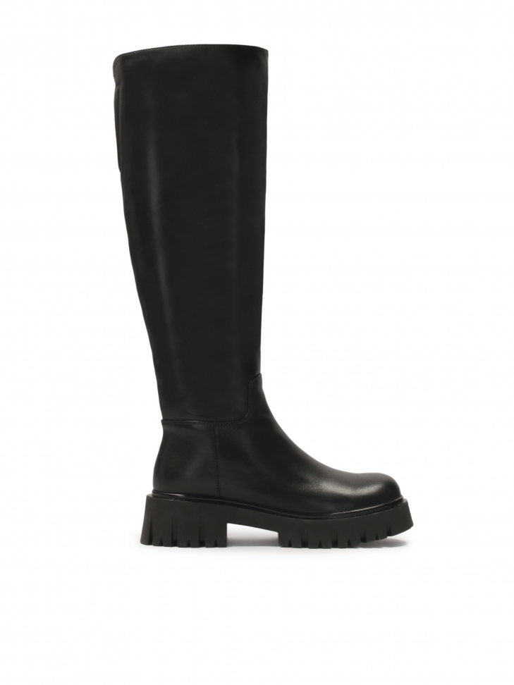 Wysokie kozaki na podeszwie typu track