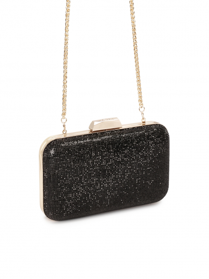 Mała błyszcząca torebka wieczorowa