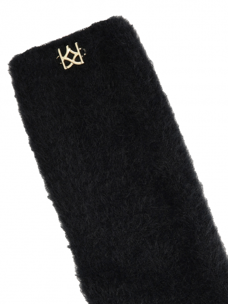 Czarne miękkie skarpety