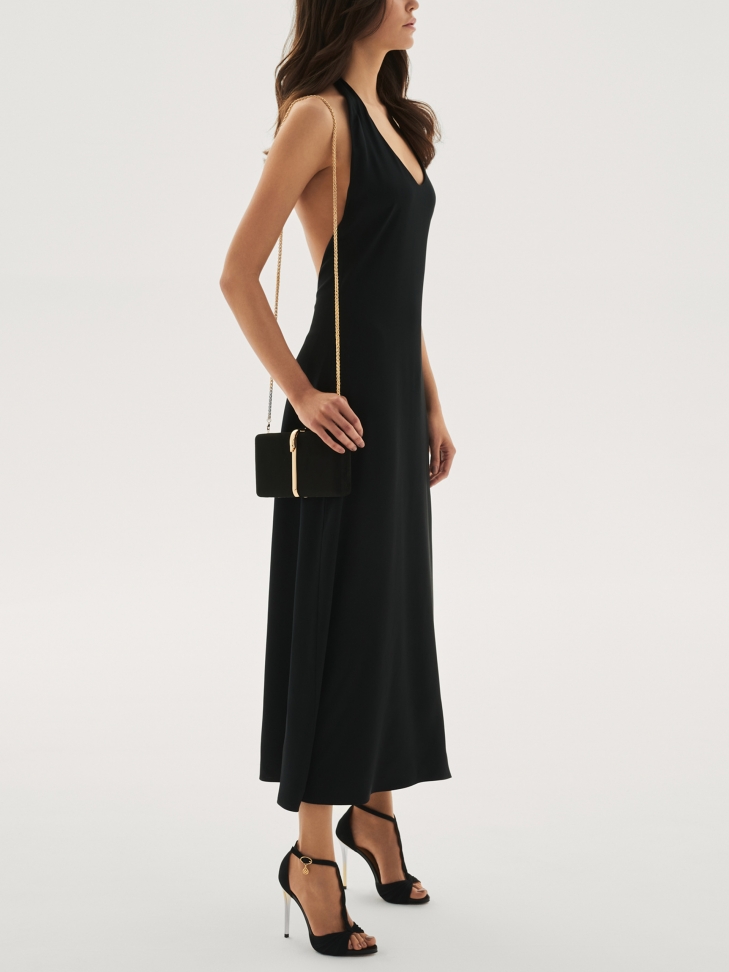 Czarna kopertówka damska