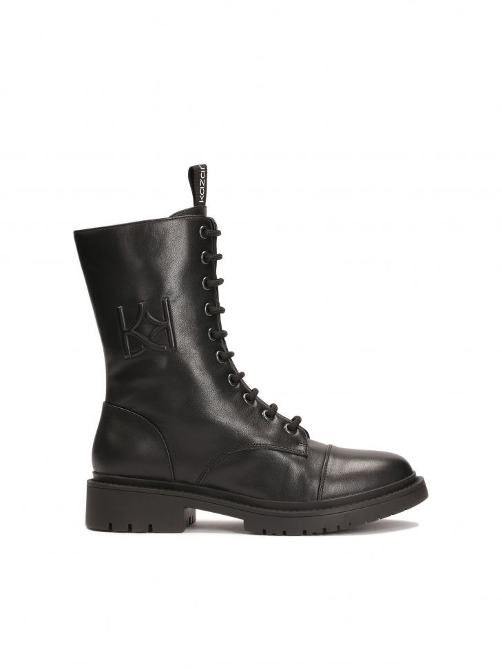 Skórzane trzewiki za kostkę