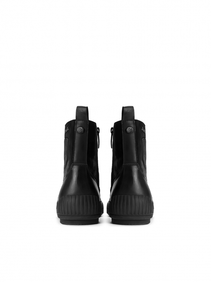 Czarne trzewiki męskie
