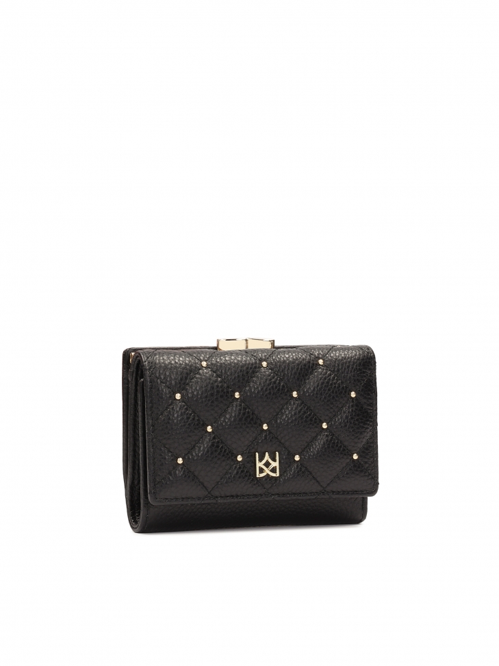 Pikowany mały portfel z dżetami