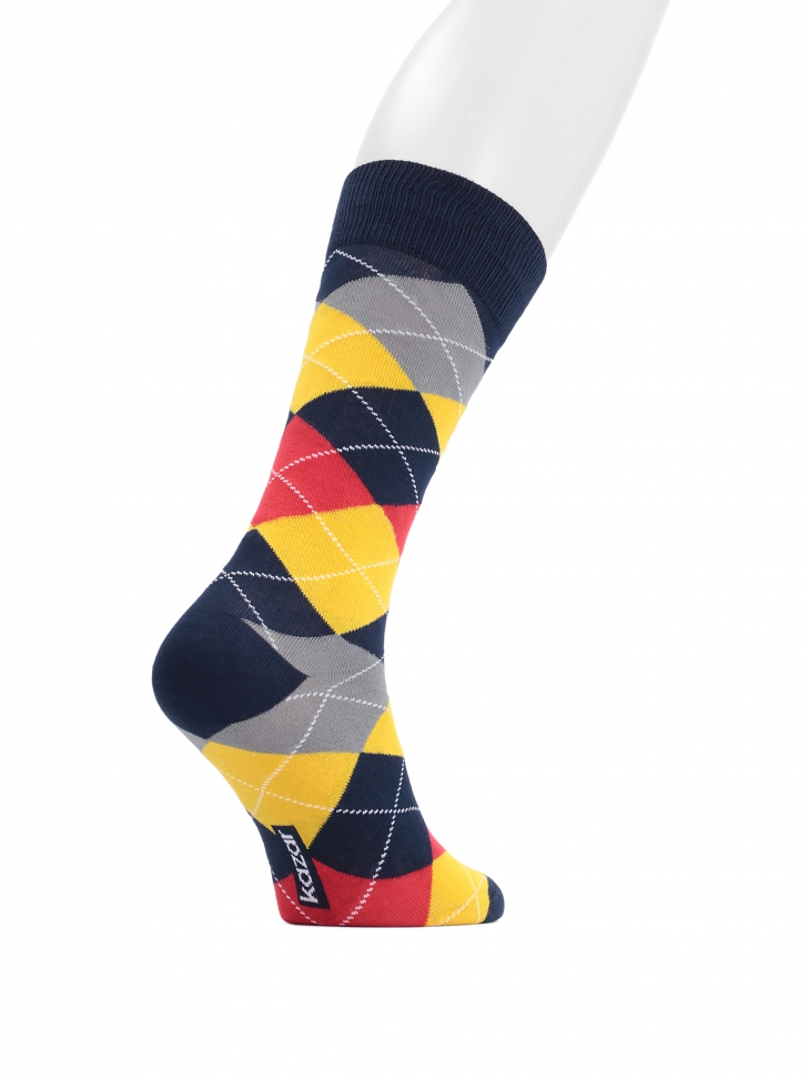 Wysokiej jakości kolorowe skarpety męskie