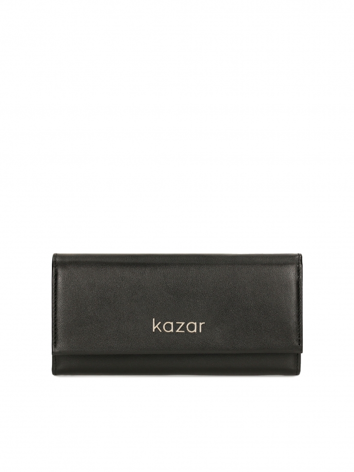 Czarny portfel damski