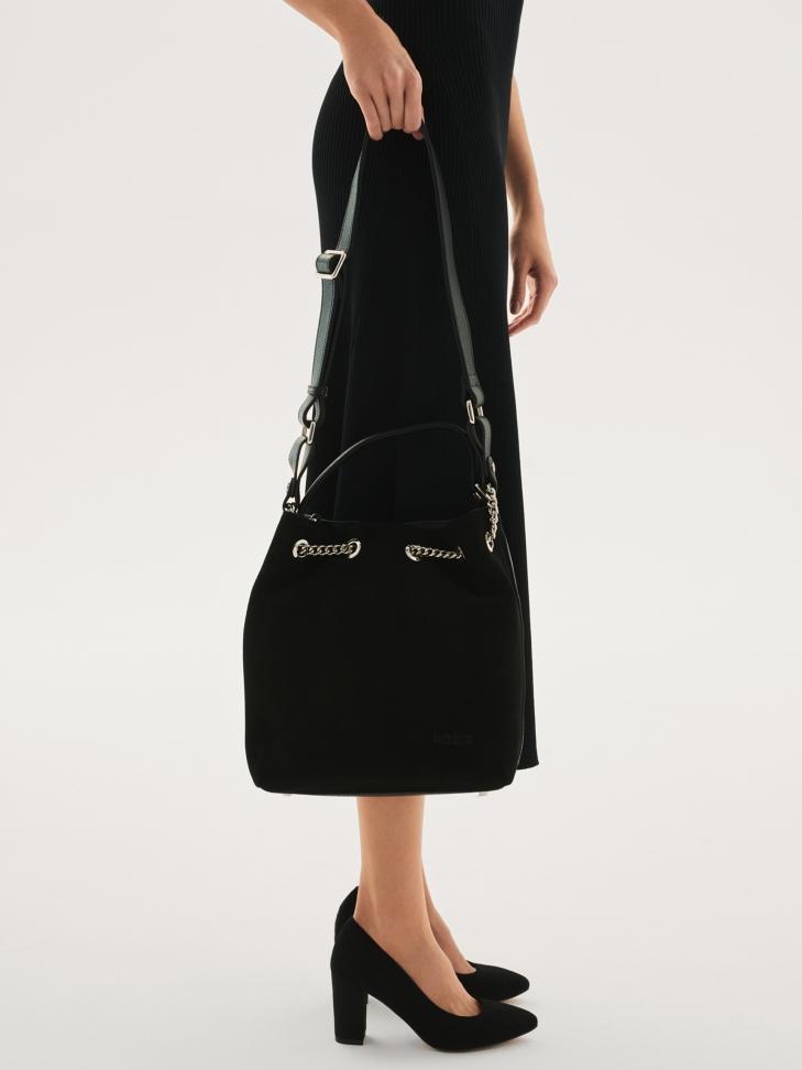 Czarne czółenka damskie