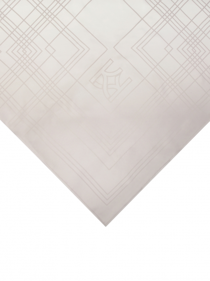 Jedwabna srebrna apaszka