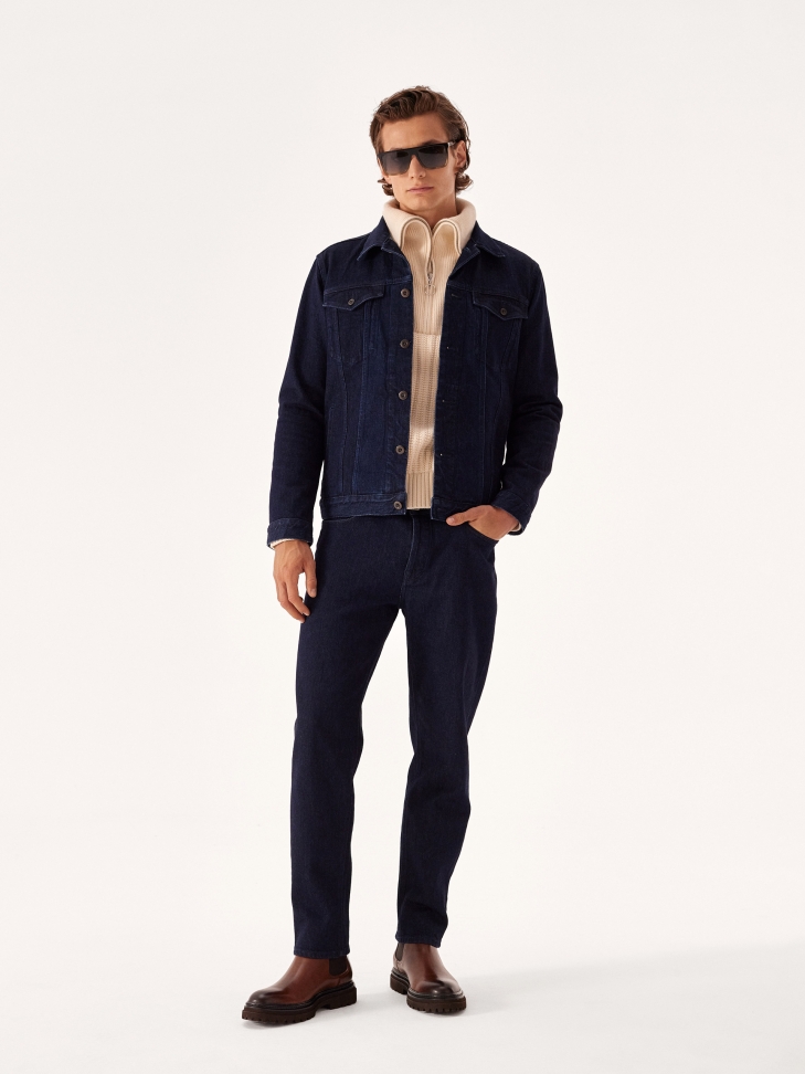 Brązowe skórzane sztyblety męskie