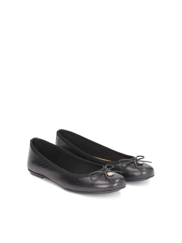 Czarne baleriny damskie
