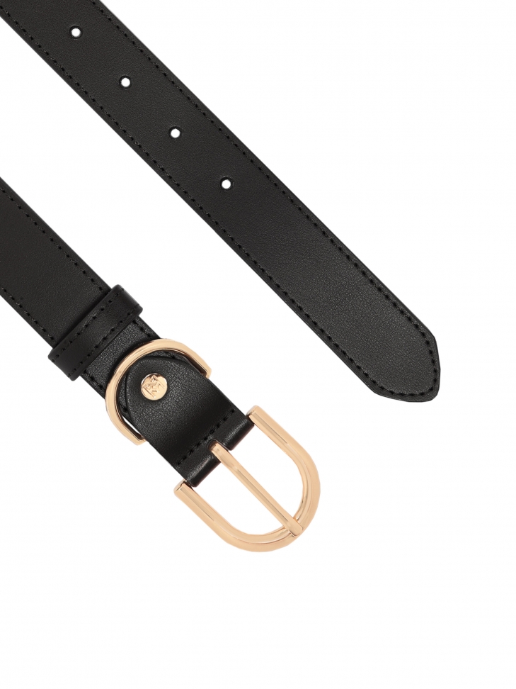 Klasyczny wąski pasek z półoągłą klamrą