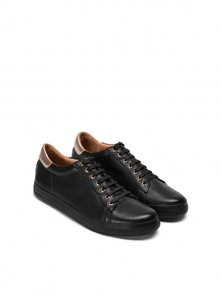 Czarne sneakersy damskie