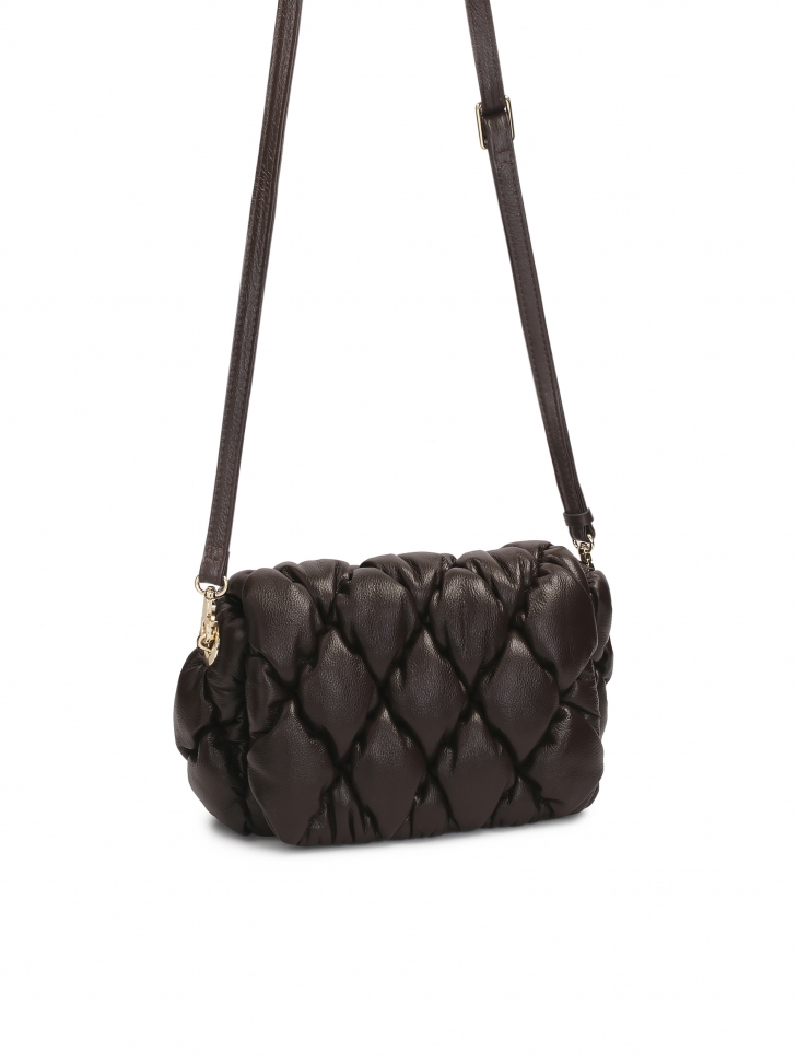 Miękka skórzana torebka volume