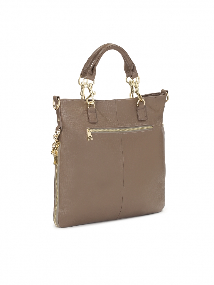 Torebka ze skóry licowej z odpinanym paskiem