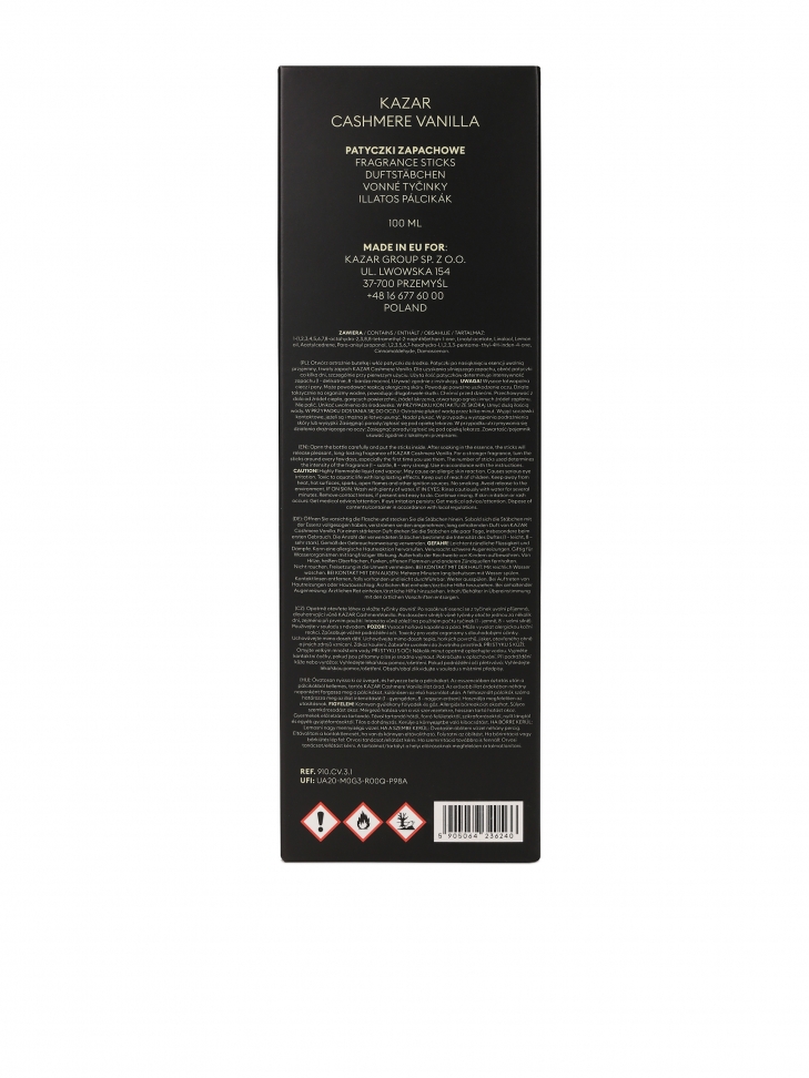 Pałeczki zapachowe Cashmere Vanilla 100 ml