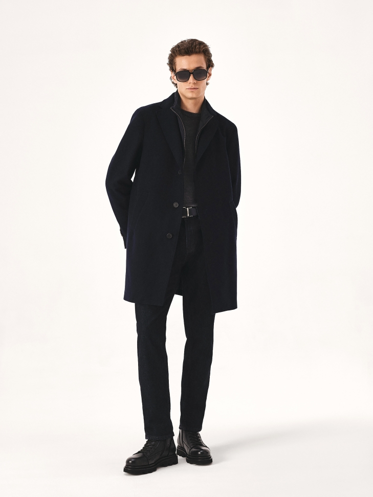 Klasyczne czarne trzewiki z ociepleniem