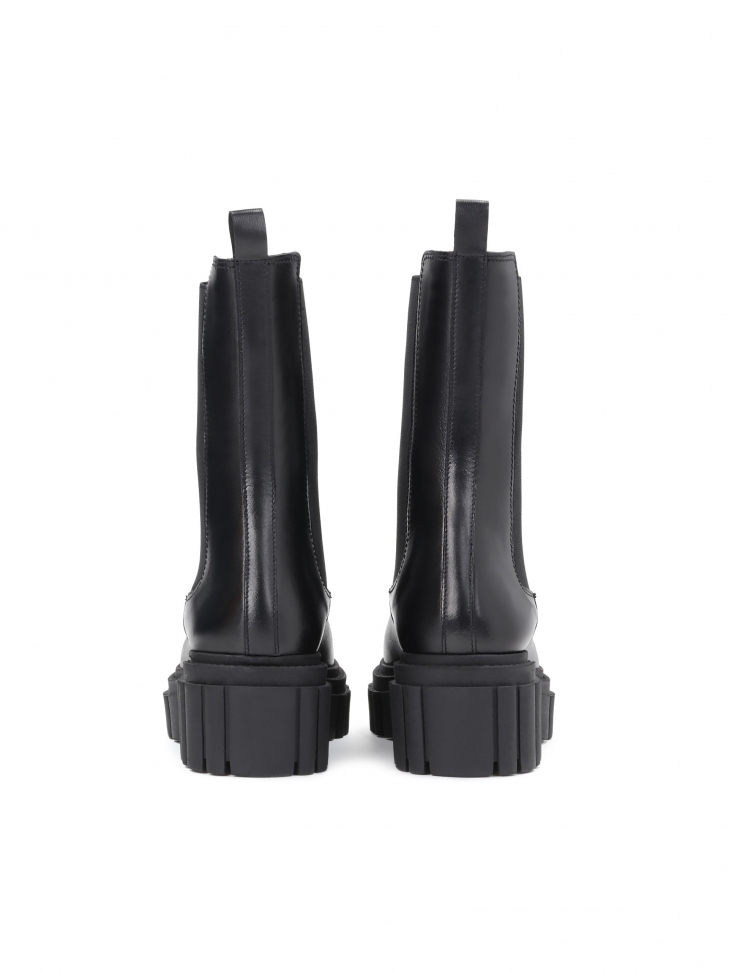 Czarne trzewiki damskie