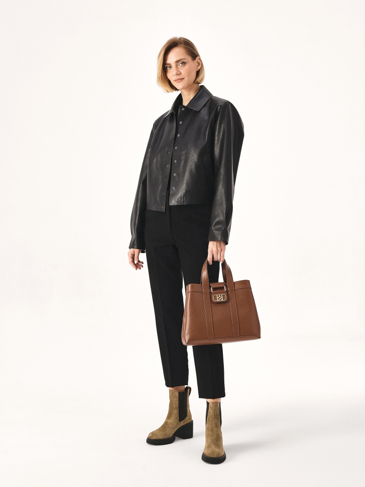 Wsuwane zamszowe botki w stylu casual