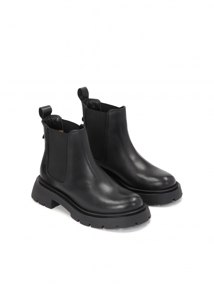 Czarne trzewiki damskie