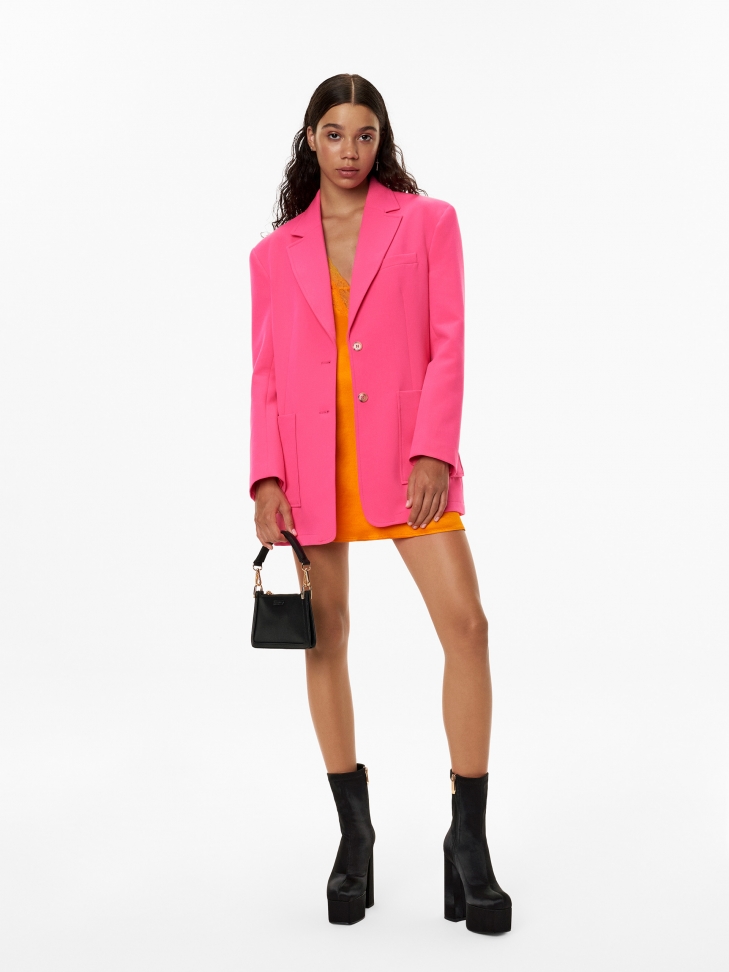 Czarne botki damskie na stylowej platformie i słupkowym obcasie