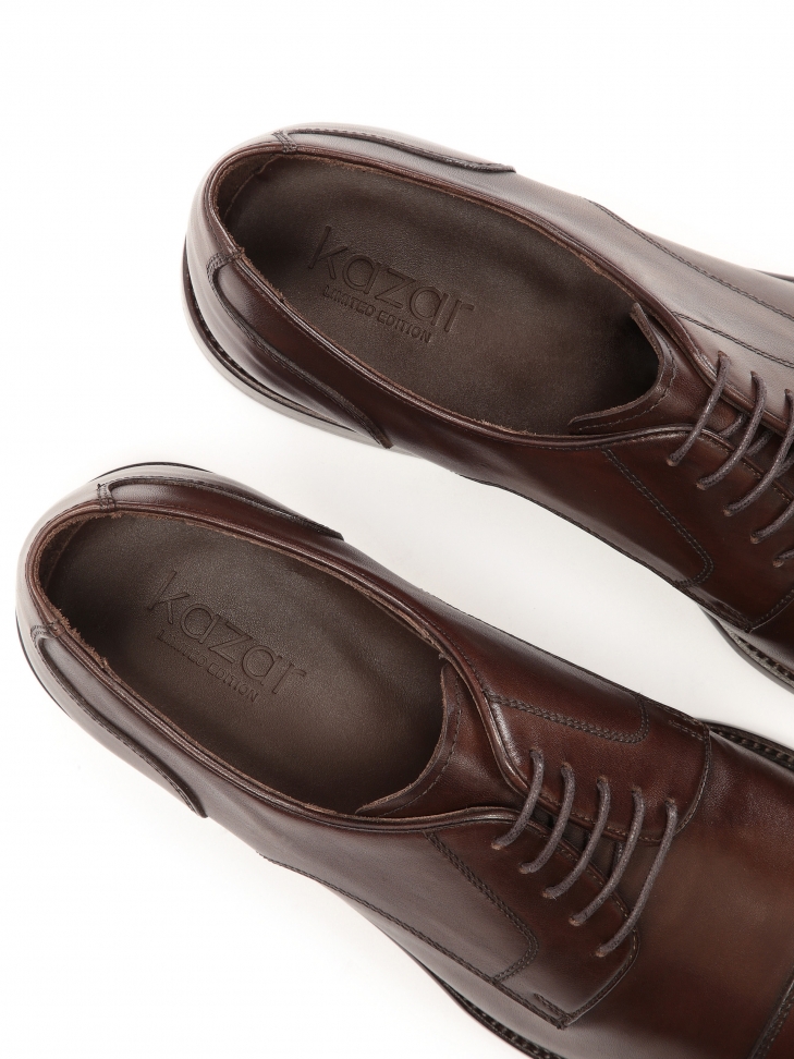 Wizytowe półbuty męskie z otwartą przyszwą z Limitowanej Kolekcji