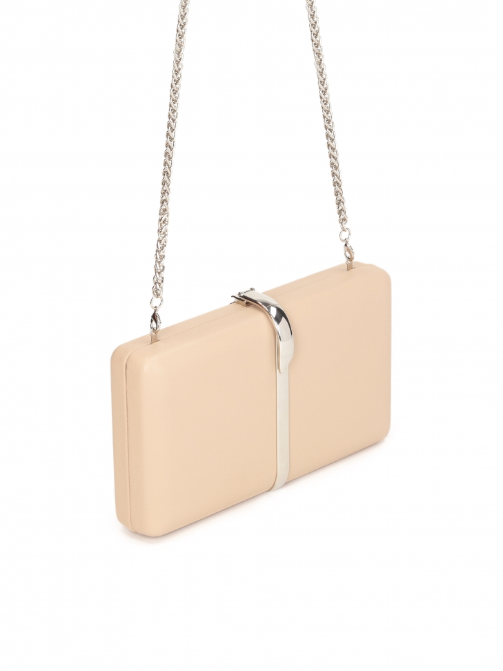 Beżowa kopertówka damska