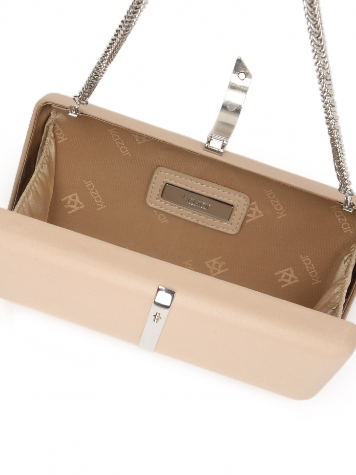 Beżowa kopertówka damska