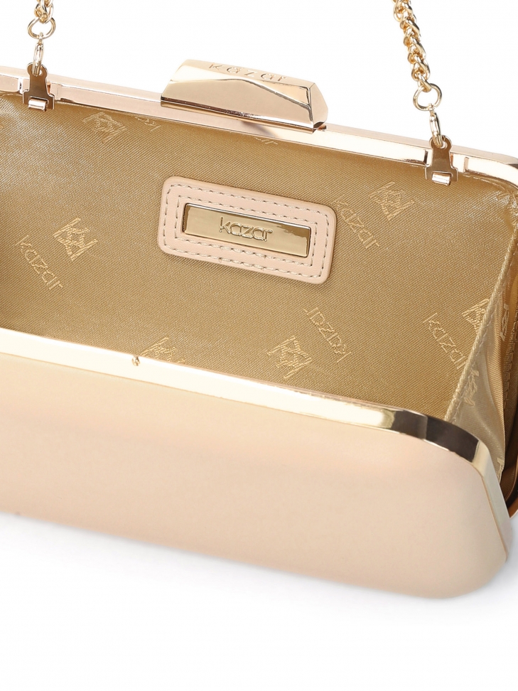 Kremowa kopertówka damska