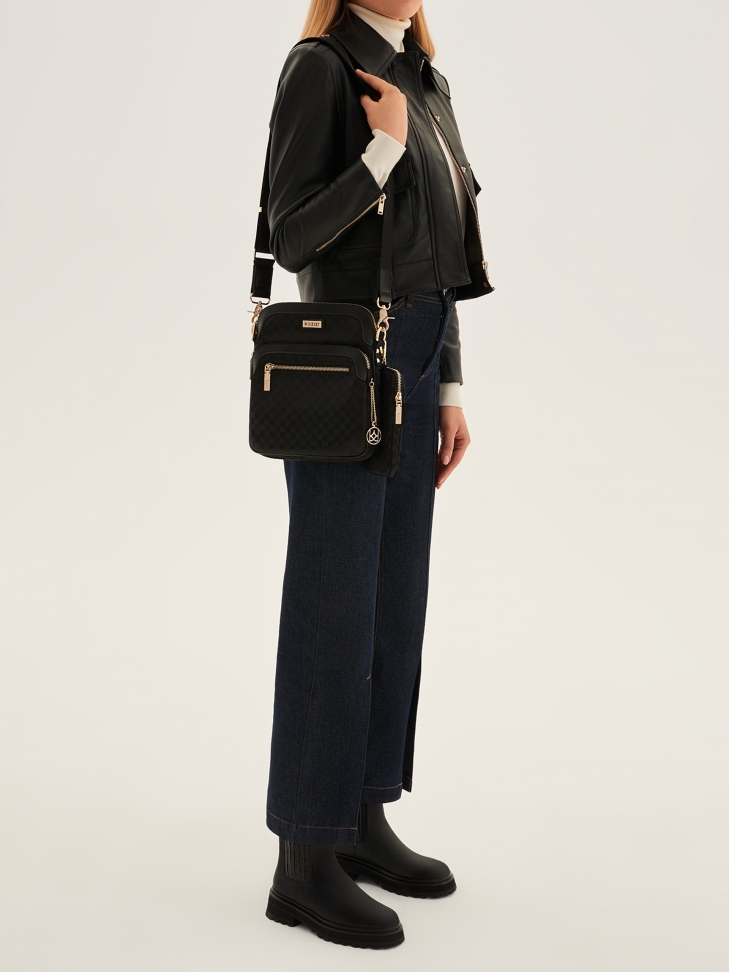 Czarna listonoszka damska