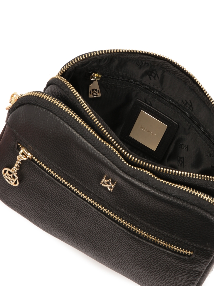 Miejska skórzana torebka na pasku