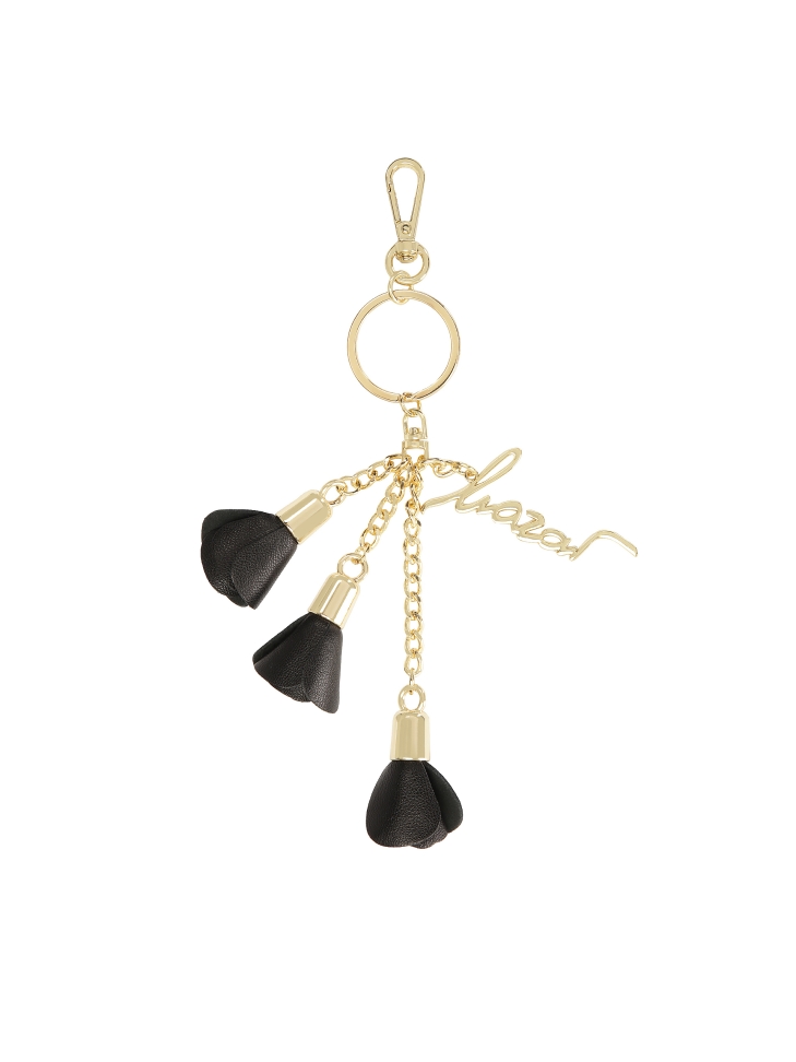 Brelok z kwiatami i logotypem